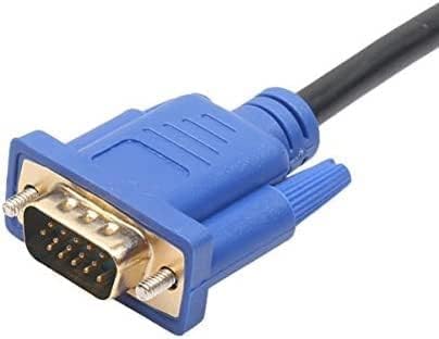 Image of HDMI to VGA Cable, HDMI to VGA Adapter (Male to Male) 1080P HD Video Cord Compatible for Computer, Desktop, Laptop, PC, Monitor, Projector, HDTV and More (NOT Bidirectional, 1.8M)(Black)