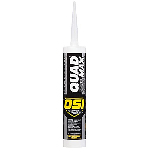 36-Pack of 9.5 oz OSI 1869460 Gray Quad Max Window, Door & Siding Sealant