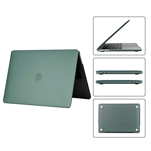 Image of EooCoo for MacBook Air 13.3 inch Case with Keyboard and Screen Protector | Ultra Thin and Transparent, Hard Case Compatible with MacBook Air 13.3 inch M1 Chip 2021-2018 with Retina Display