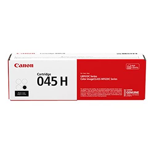 Canon Genuine Toner, Cartridge 045 Black, High Capacity (1246C001), 1 Pack, For Canon Color Imageclass Mf634Cdw, Mf632Cdw, Lbp612Cdw Laser Printer,High Yield Black #TOP3