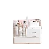 Organisiert werden - Halten Sie Ihr Make-up oder jeden Schmuck an einem Ort, perfekt organisiert, perfekt organisiert und leicht zugänglich - Reduzieren Sie das Unordnung, sparen Sie Zeit, um sich fertig zu machen und Platz zu gewinnen! Dieser klare Make-up-Organizer entspricht jedem Dekor und eignet sich hervorragend für einen Eitelkeit, einen Schalter, einen Schreibtisch oder einen anderen Ort, an dem Sie es passen können ..