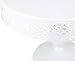 VILAVITA 12 Inch Cake Stand Round Metal White Cake Stand Dessert Display Cupcake Stand for Wedding Brithday Celebration Baby Shower