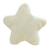 zhidiloveyou Star Pillow Plush White, Stuffed Star Shaped Pillow Cute Toy for Kids 15.7 inch