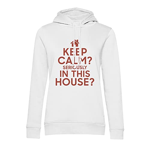 Sweat à capuche Keep Calm Seriously idée cadeau humour pour parent