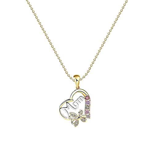 Collier maman or 18k avec pendentif améthyste, le bijou durable qui ne ternit pas