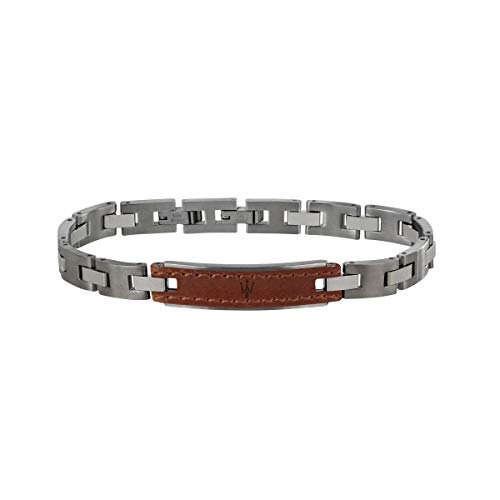 Maserati Bracelet homme résistant acier cuir | Fini les bijoux fragiles Maserati Jewels