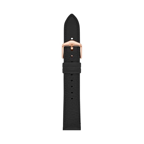 Image of Fossil Men's 22mm Dark Brown LiteHide Leather Watch Band