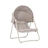 [Diseño de cojín grueso y cómodo]: El cojín suave y grueso ofrece una experiencia de asiento cómoda y relajante, ideal para una silla mecedora o silla colgante exterior. El diseño ergonómico proporciona un buen soporte para la espalda
