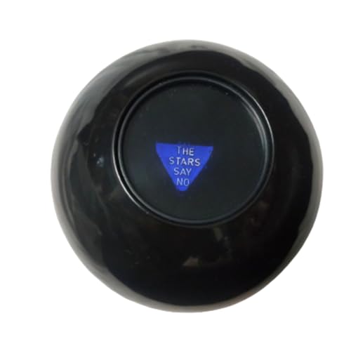 Mysticabin 221223MC1 Mystic 8 Ball Decision Making Fortune Telling Ball Retro Game Novelty Black Eight Ball thumb #5