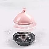 Ustensiles de Cuisine, Tajine en Fonte, Tajine en Fonte antiadhésif, Casserole pour ragoûts avec Couvercle