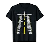 Piloten-Alphabet fürs Fliegen, Flugzeug, Flieger-Sprüche T-Shirt