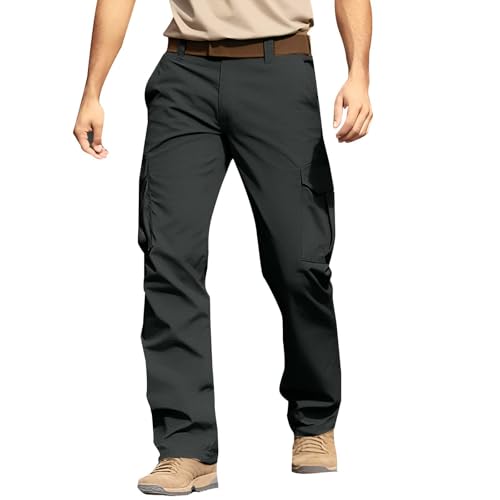 Chinos Pants Men Slim Fit Cargo Pants Stretch Relaxed Fit Jogger Sweatpants Straight Fit Hiking Work Pants w/Pockets2