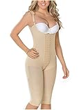 M&D 0080 Slimming Firm Full Body Shaper for Women | Fajas Colombianas Beige