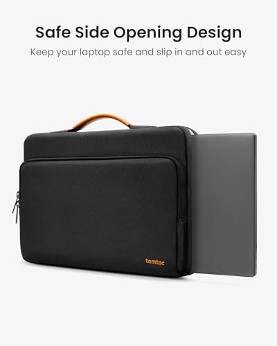 Tomtoc 360 Protective Laptop Sleeve Case for 13 13.5 '' MacBook Air | MacBook Pro Retina 2012-2015 | Surface Book | Surface Laptop | HP Dell Acer Samsung Chromebook Tablet, CornerArmor Equipped