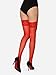 Merry Style Medias Autoadhesivas Finas Panty Lencería Mujer 15 DEN MSSS005 (Rojo,...