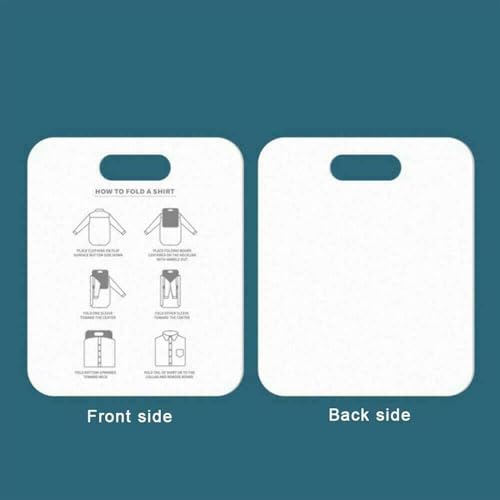 Tablero para carpetas de camisas - Tablero plegable para camisetas, organizador de camisetas duradero | Tabla plegable para camisas, tabla plegable para ropa fácil de doblar, carpeta de tela resistent