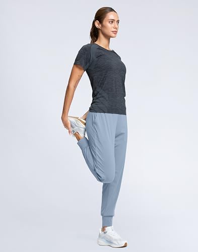 Image of SANTINY Women's Joggers Pants with Pockets Lightweight High Waisted Athletic Gym Workout Pants for Women Yoga Travel