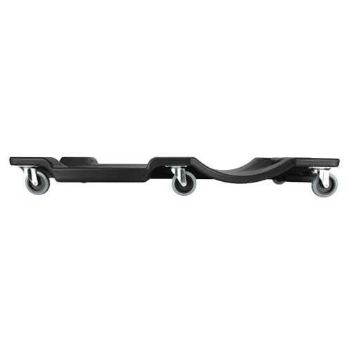 Image of Performance Tool W85006 40-Inch Plastic Creeper with 6 Casters, Black