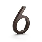 8 Inch Modern House Number, Floating House Number, Easy to Install, Address Number Store (6, Roman B