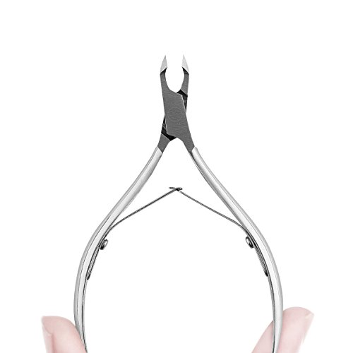 ACELIST® Professional Stainless Steel Cuticle Cutter, Cuticle Nipper- Beauty Tool Perfect for Fingernails and Toenails1/2 Jaw (d-501)