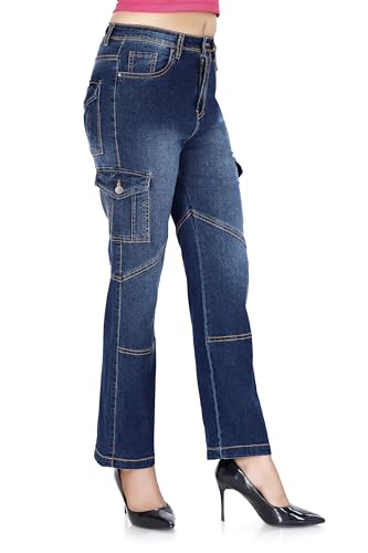 Image of TWGE - Women's Mid Rise Straight Fit Pants - Relaxed Fit Cotton Trousers with Drawstring Waist - Lightweight Everyday Wear
