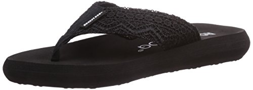 Rocket Dog Spotlight Lima Crochet, Sandalias de sintético para mujer, negro - Black (Lima Crochet), 40 EU