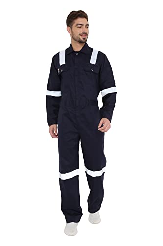 Image of Associated Uniforms Men's 230 GSM Fire Retardant Cotton Boiler Suit