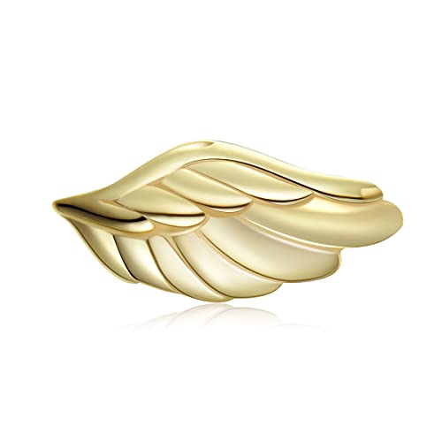 Manchette d'oreille aile en or sterling 925 et sa longue chaîne pendante aux finitions luxe