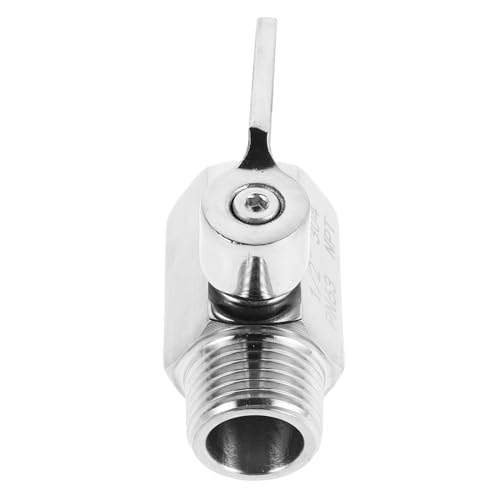 MAGICLULU Mini-robinet à Bille Pour Vidange Eau Camping Et Bateau Contrôle Débit Compacte