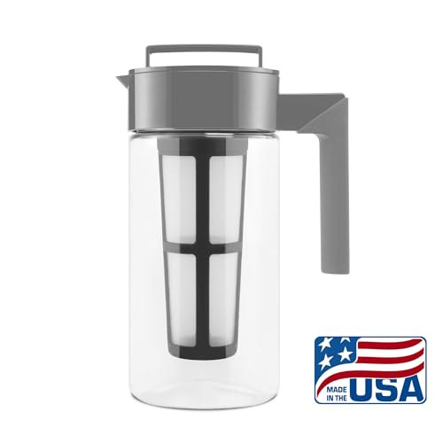 image for Takeya Tritan Cold Brew Coffee Maker - Airtight Pitcher with Leak-Free