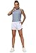Ice Silk Workout Tops for Women Quick Dry Muscle Gym Running Shirts Sleeveless Flowy Yoga Tank Tops (Blue, Small)