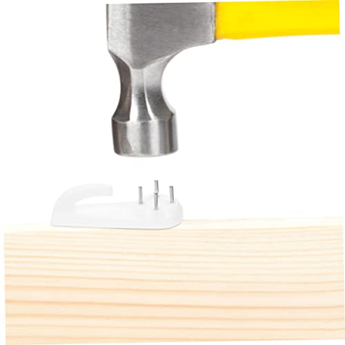 Image of DOITOOL 100pcs Invisible Picture Hanger Non-Trace Wall Hooks for Concrete Stucco Easy Installation Picture Hanging for Frames Artwork and More