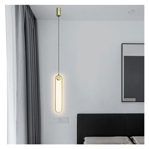 Luces colgantes LED que eliminan el desorden en la mesa de dormitorio
