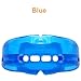Coolrunner Double Braces Mouth Guard, Sports Athletic Mouth Guards Youth Mouthguard for Upper and Lower Teeth Protection Required for Youth, Teenager and Adults (Blue) (Blue+Transparent)
