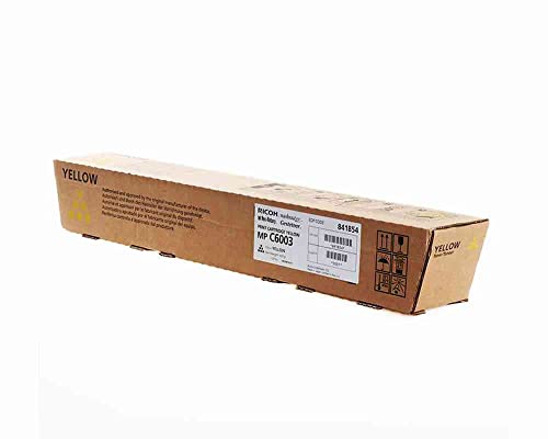 Toner jaune Ricoh 841854 Mp C6003E pour imprimante laser couleur