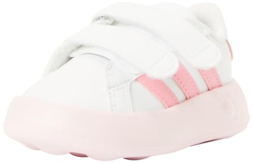 adidas Unisex Baby Grand Court 2.0 Cf I Sneaker, Ftwr White Ftwr White Chalk White, 21 EU