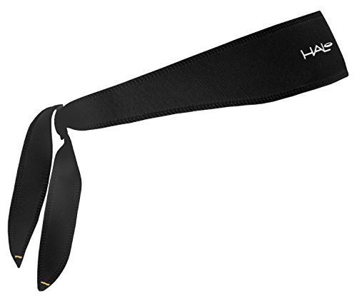 Halo Headbands Sweatband Tie - 2 Pack - [1-Black] & [1-White]2