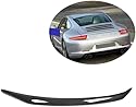 LXBSXY Auto Kohlefaser Heckspoiler für Porsche 991 2012 2013 2014 2015, Bodykit Kofferraum Spoiler Heckflügel Lippe Verbessert Die Kraftstoffeffizienz Styling Zubehör