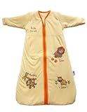Slumbersafe Baby Sleeping Bag Long Sleeves 2.5 Tog - Sunshine Zoo, 6-18 months/MEDIUM