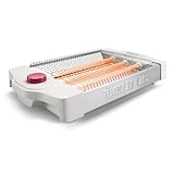 Taurus - Tostador Plano Horizontal Neptuno Plus 900W | 24X20cm Superficie Tostado | 12 Niveles Tostado | 3 Resistencias Tostado Uniforme | Indicador Acústico | Bandeja Recogemigas | Recogecables