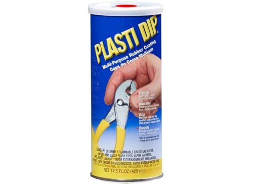 Plasti Dip Original Dip Can, Red, 14.5 fl oz, Multi-Purpose Peelable Rubber Coating, Flexible Non-Slip Grip Coating for Tool Handles, Household Objects, Workbench Use & DIY Projects
