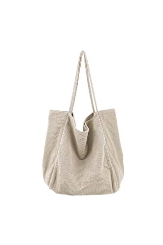 Ulisty Mujer Grande Pana Bolso de Mano Retro Bolsa de Hombro Casual Bolsa de la Compra Moda Bolso Albaricoque