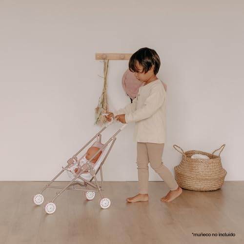 Silla de paseo plegable Smoby para niños de 2 años y muñecos de 42cm 6