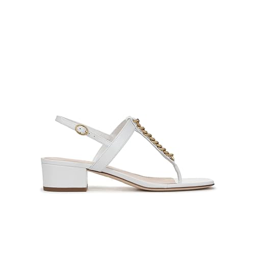 Square Toe Heeled Sandals Chunky Heel Thong Sandal with Metal Hardware T Straps Slingback Dressy Sandals3