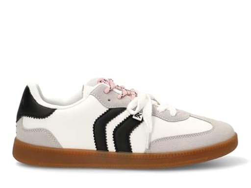 Etika Zapatillas Deportivas Casual para Mujer, Diseño Retro con Suela de Goma y Tendencia de Doble Cordón, 50030 Blanco - 40 | Ya disponible en tu tienda friki favorita! En mundofriki.es!