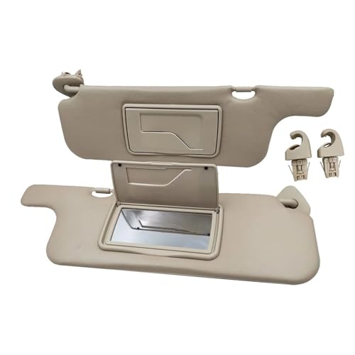 Pare-soleil intérieur avant AH47 compatible Toyota Corolla 2003-2012 avec miroir de courtoisie