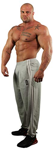 Physique Bodyware Mens Workout Pants. (Extra Large, Grey)