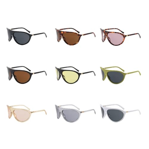 Vintage Women Sunglasses Fashion Leopard Candy Color Shades Uv400 Men Trending Punk Sun Glasses2