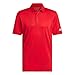 Adidas Men's Ultimate365 Micro Texture Polo Shirt, Collegiate Red, Large
