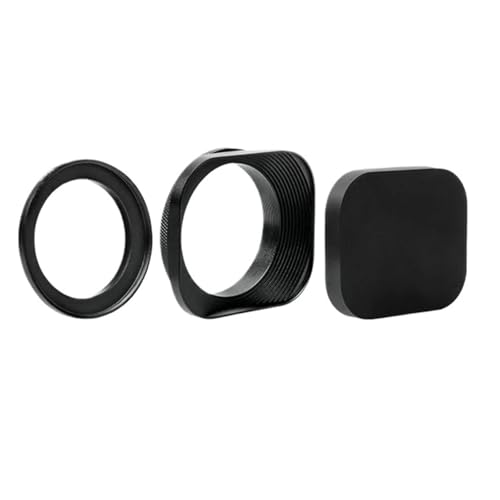 Couvercle objectif carré 49mm noir pour éviter les rayures de lentille frontale